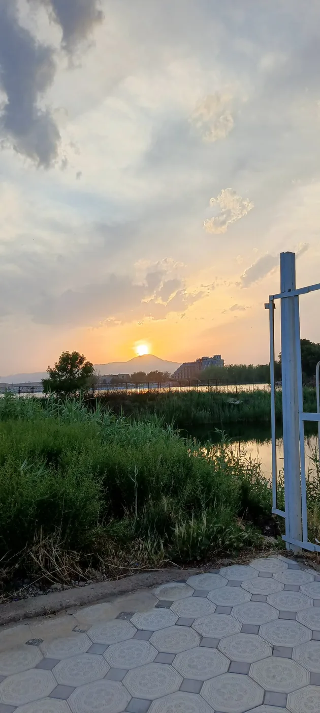 Берег водохранилища